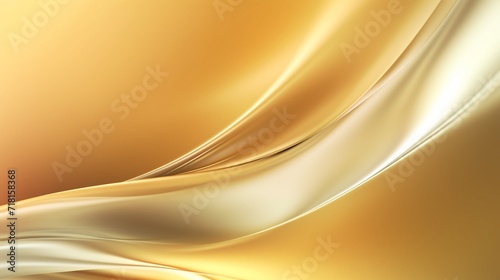 Elegant light and shine.Vector gold blurred gradient.Generative AI