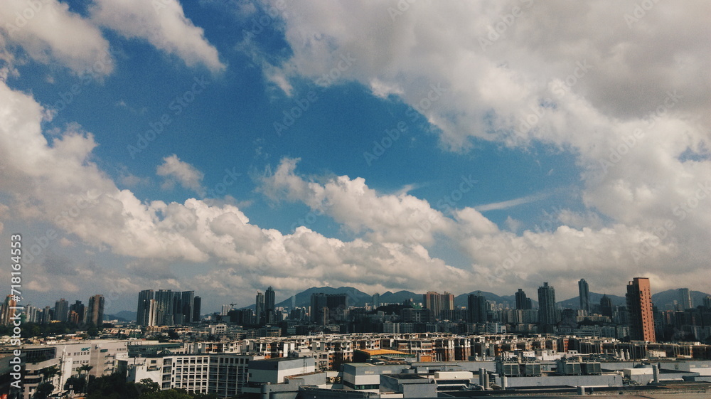 time clouds over the city time clouds over the city