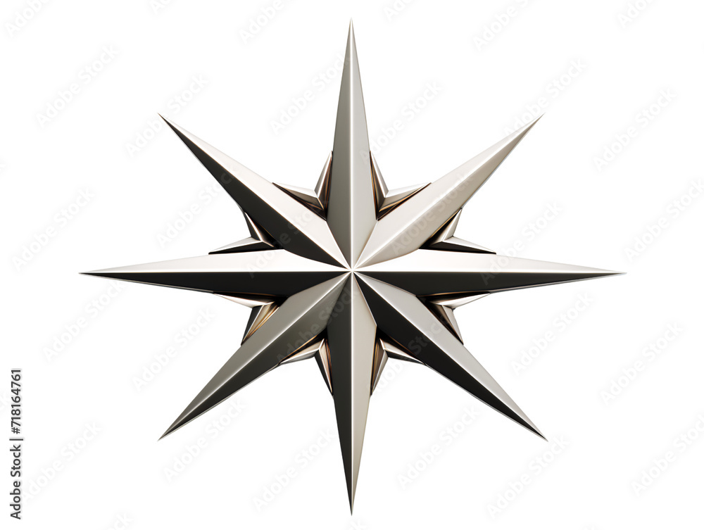 Ninja Star, isolated on a transparent or white background Ninja Star, isolated on a transparent or white background