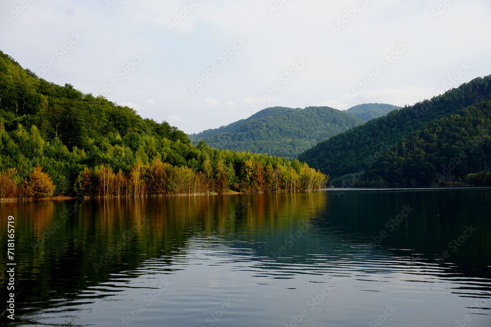 Siriu Lake in a summer day