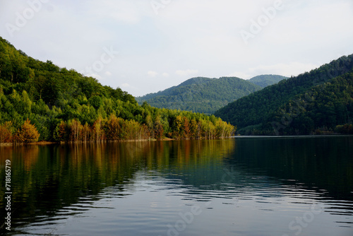 Siriu Lake in a summer day