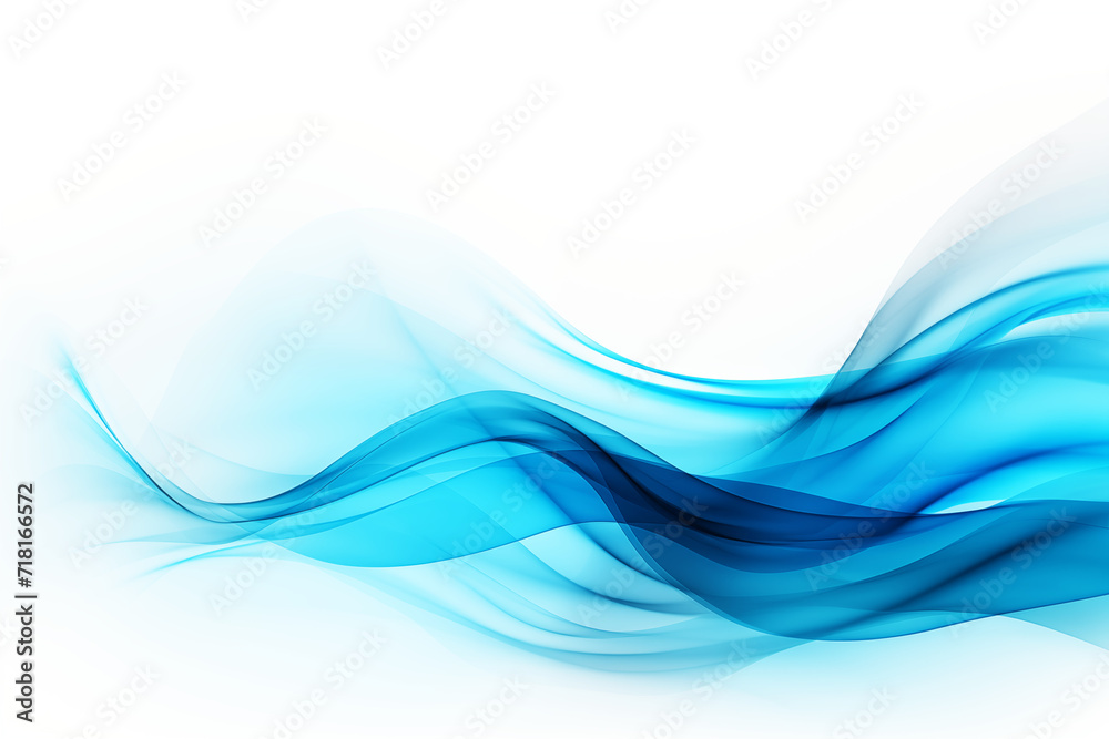 Abstract blue swirl compostion background, against a white background - Generative AI Abstract blue swirl compostion background, against a white background - Generative AI