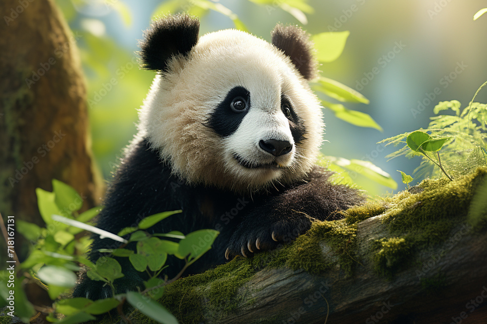 panda eating bamboo panda eating bamboo