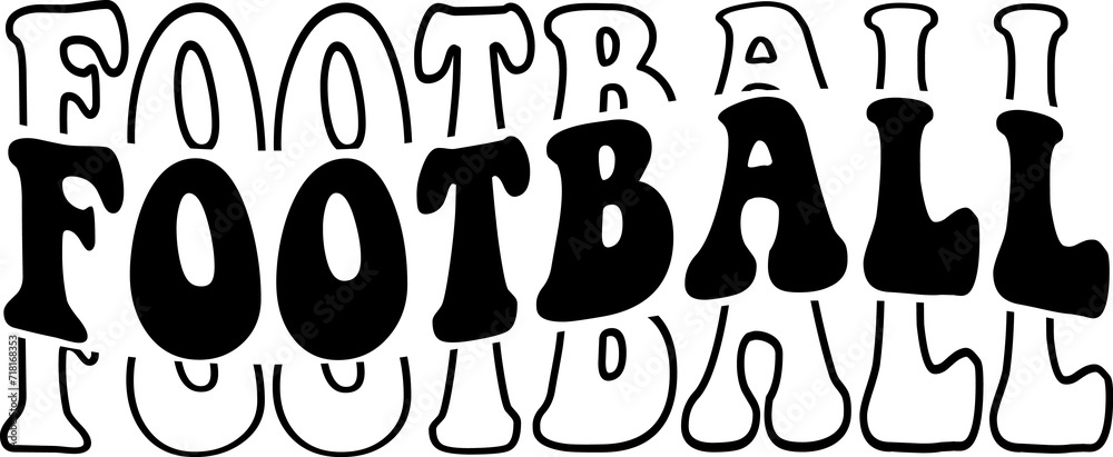 Football typography design on plain white transparent isolated background for card, shirt, hoodie, sweatshirt, apparel, card, tag, mug, icon, poster or badge Football typography design on plain white transparent isolated background for card, shirt, hoodie, sweatshirt, apparel, card, tag, mug, icon, poster or badge