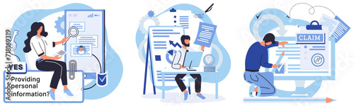 Income reporting vector illustration. Document your investment decisions to track your portfolio Profits are result efficient financial management Income reporting metaphors simplify complex financial