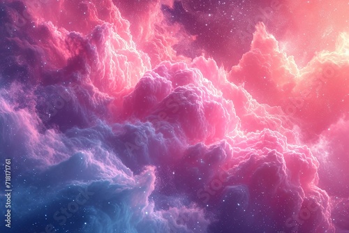 background texture of the sky in pink and celestial vibe photo