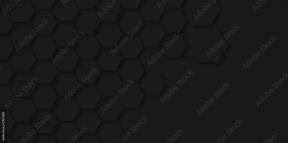 Abstract 3d background with hexagons pattern. Geometric hexagonal black and gray technology line paper background. Hexagonal vector grid tile and mosaic structure mess cell. white and gray hexagon. Abstract 3d background with hexagons pattern. Geometric hexagonal black and gray technology line paper background. Hexagonal vector grid tile and mosaic structure mess cell. white and gray hexagon.