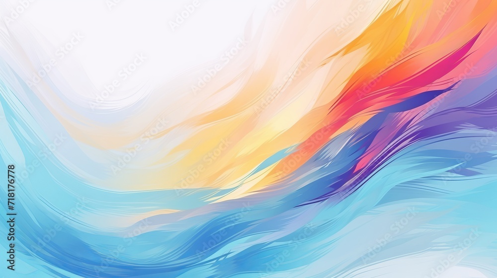 Colorful abstract background with brush strokes in a colorful pattern