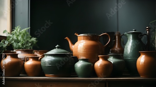 pots on the table