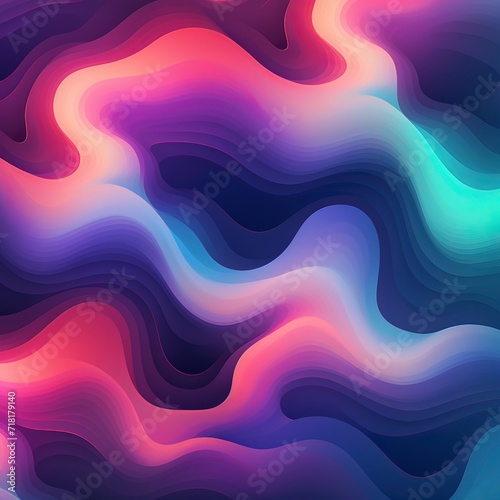 Modern abstract colorful fluid background, Generative AI.