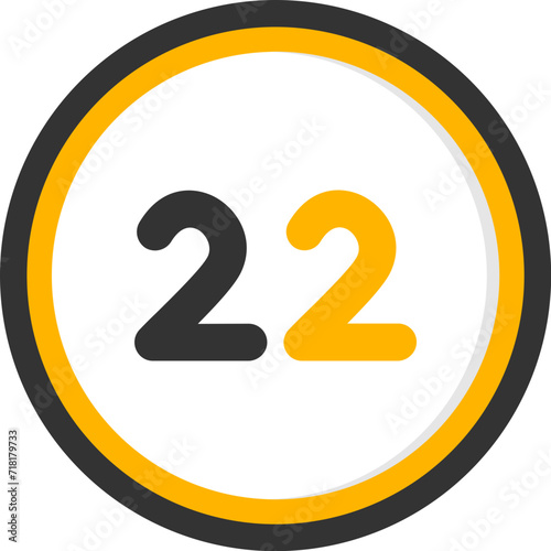 Twenty two Icon