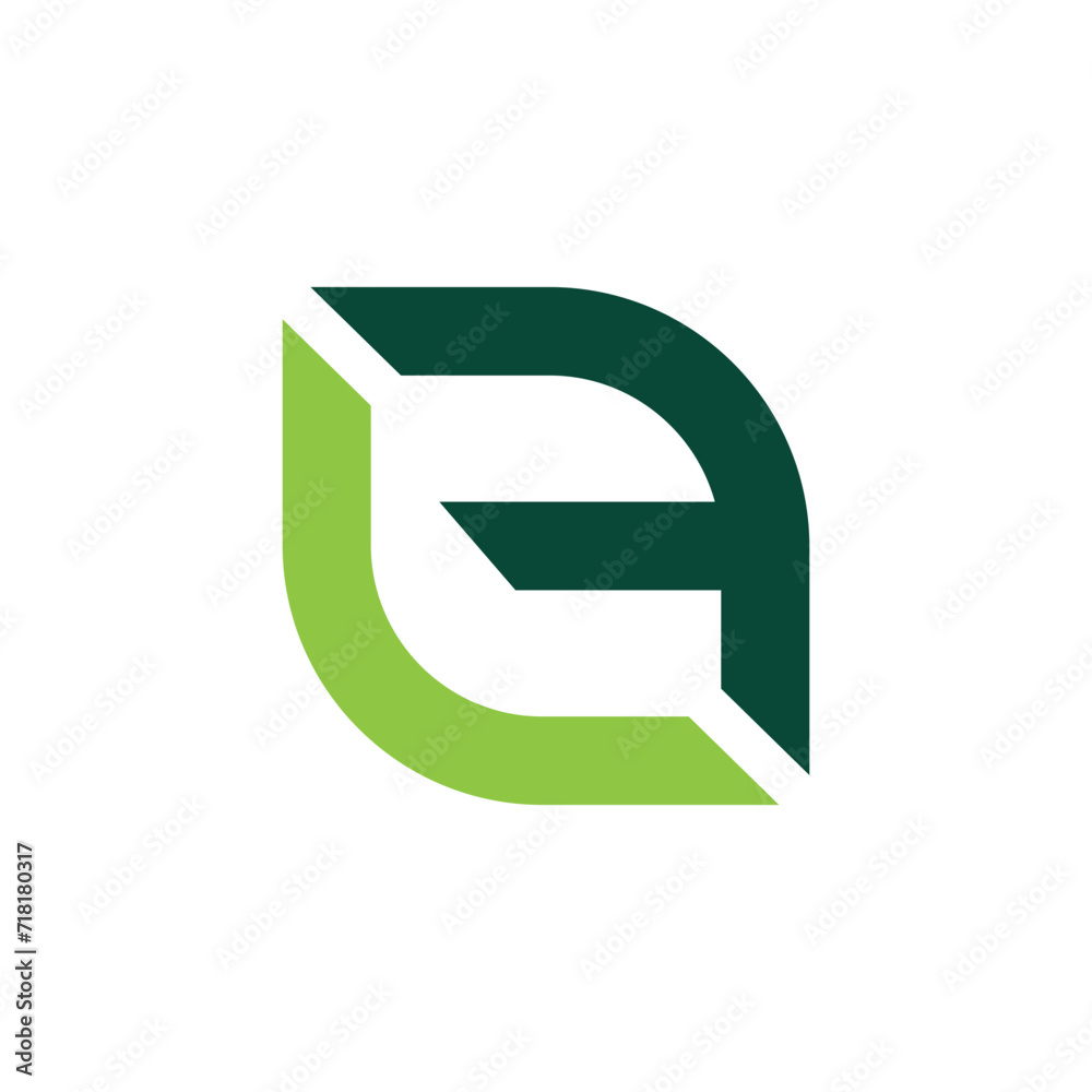 Initial letter L F or F L logo template with leaf line art symbol on flat design monogram illustration Initial letter L F or F L logo template with leaf line art symbol on flat design monogram illustration