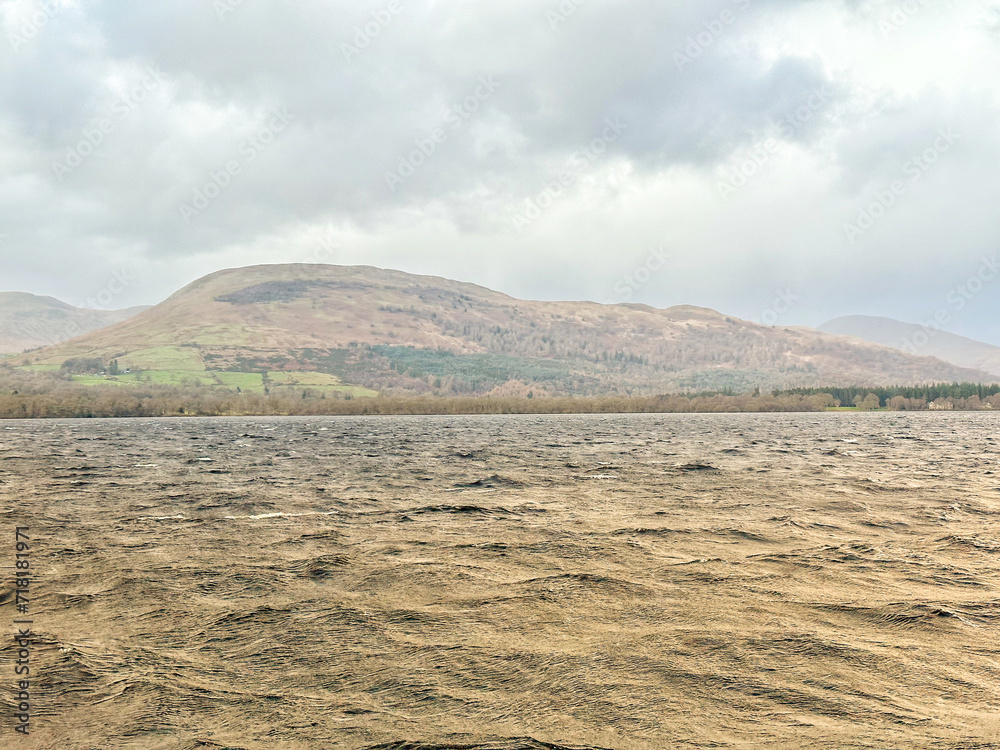 Panoramic view of Loch Lomond, Scotland Panoramic view of Loch Lomond, Scotland