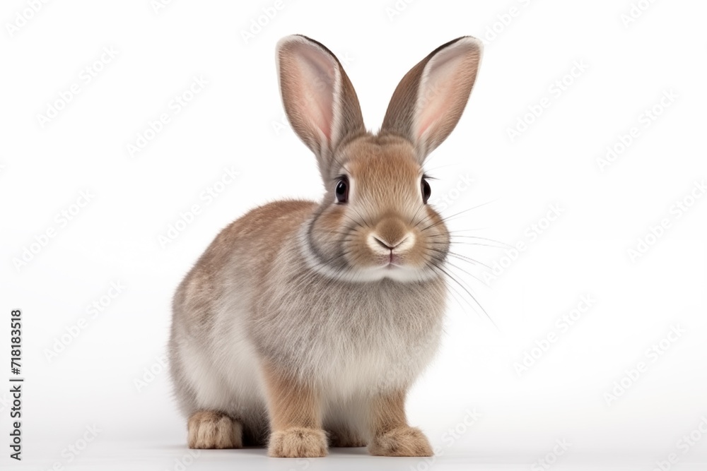 rabbit on white background 