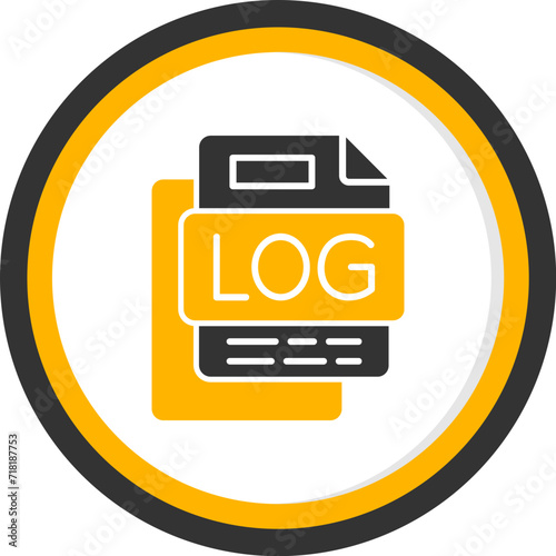 LOG File Icon photo