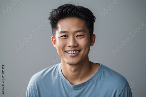 portrait of a asian man in the studio