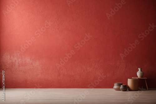 brushed red wall texture background
