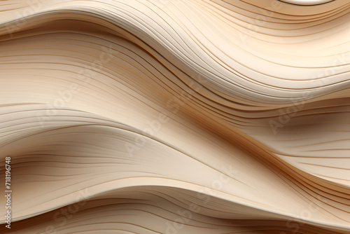 Background formed by waved wood
