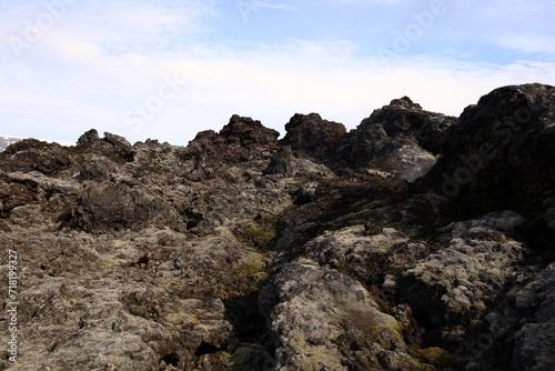 Leirhnjúkur is an active volcano located northeast of Lake Mývatn in the Krafla Volcanic System, Iceland