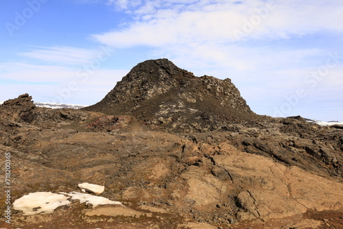 Leirhnjúkur is an active volcano located northeast of Lake Mývatn in the Krafla Volcanic System, Iceland