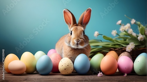 easter bunny with eggs,easter bunny and eggs,easter bunny and easter eggs