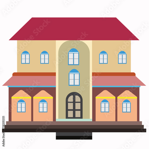 Building Desing vector icon illustration eps © GiasUddin