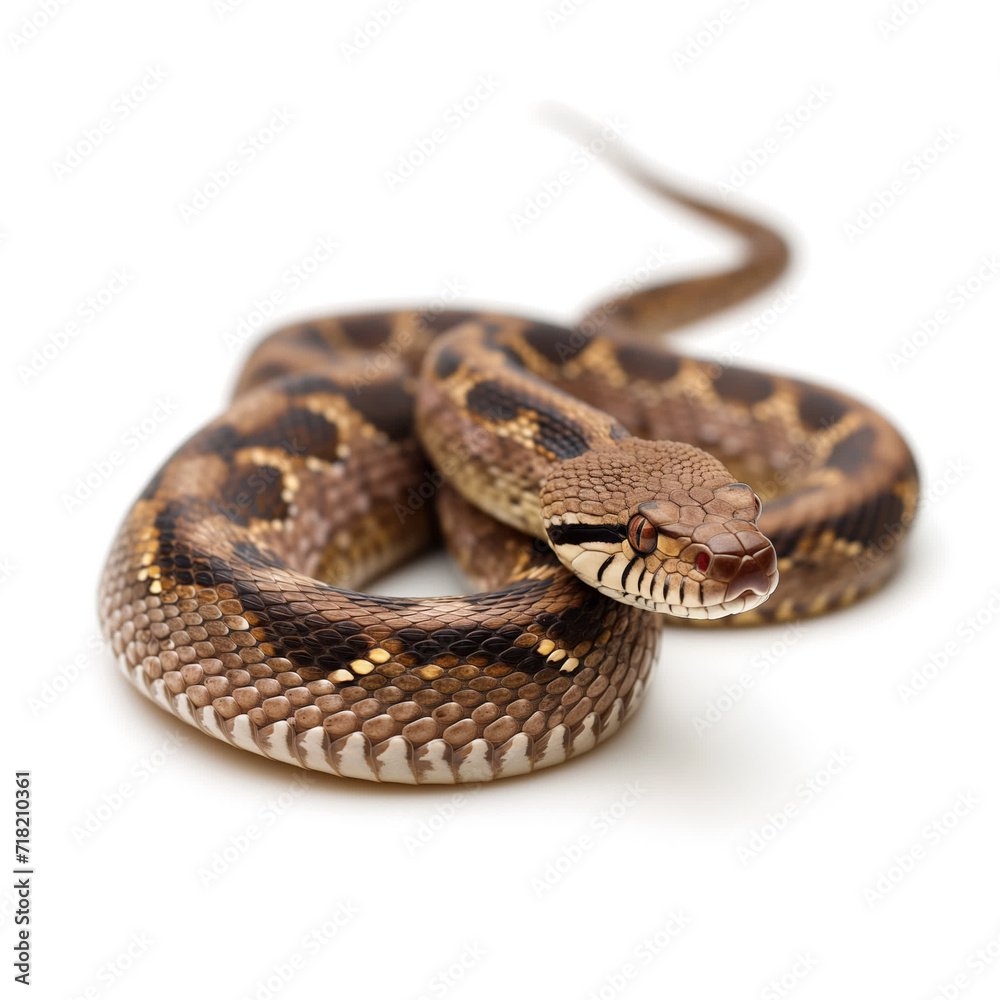 Obraz premium snake on a white background
