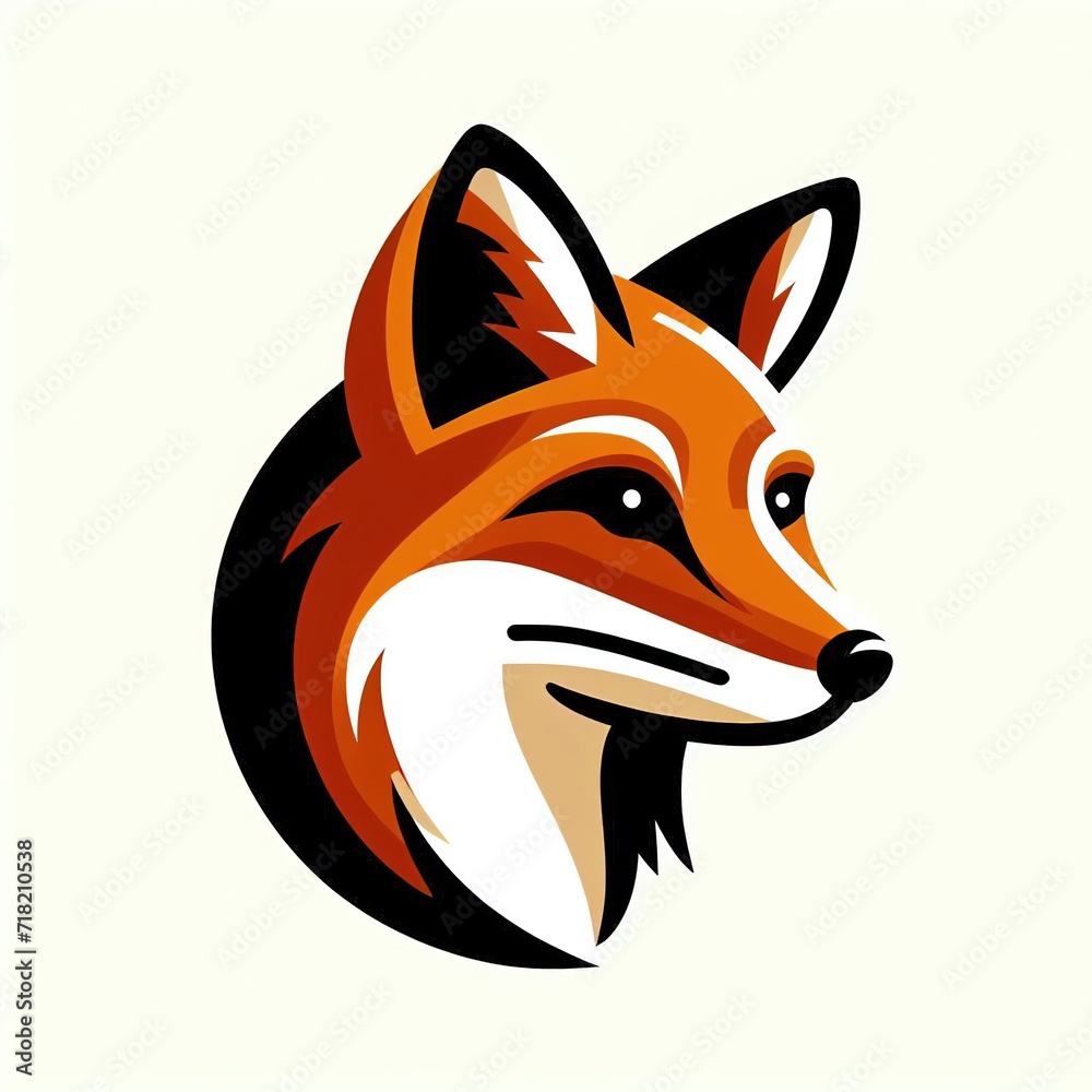 Fox head mascot , fox icon set. Vector illustration. Fox head mascot , fox icon set. Vector illustration.