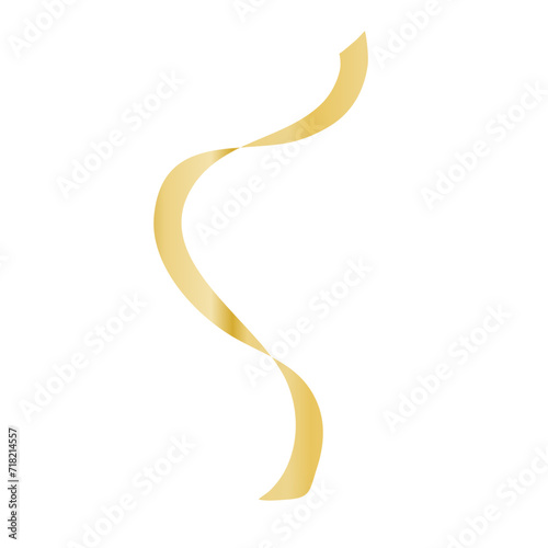 Decorative Gold ribbons