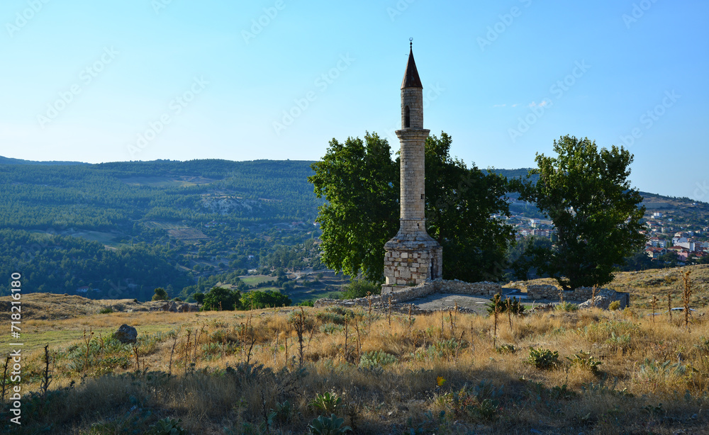 The ancient city of Tabea, located in Denizli, Turkey, is an ancient settlement.