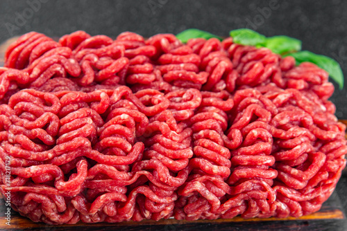 fresh minced meat beef meat tasty fresh healthy eating cooking appetizer meal food snack on the table copy space food background