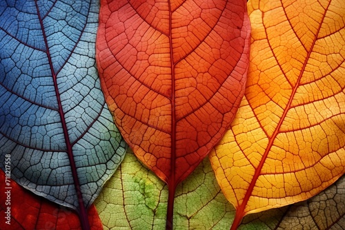 red and yellow leaf in Autumn