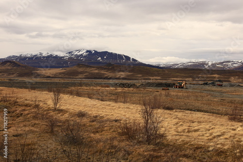 Öxnadalsheiði is a valley and a mountain pass in the north of Iceland