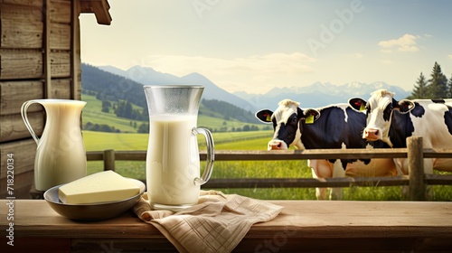 photos that tell the story of milk, from contented cows grazing in lush fields to a refreshing glass of wholesome goodness. photo
