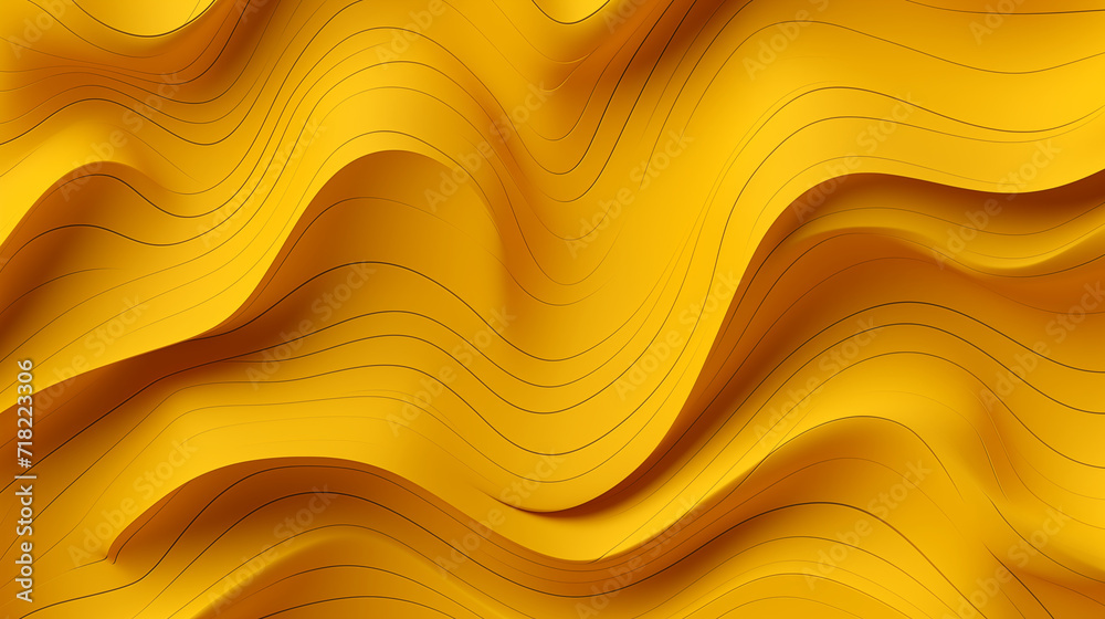Flux et motifs en mouvement, couleur jaune. Vague, ondulation, ornement. Fond pour conception et création graphique. Flux et motifs en mouvement, couleur jaune. Vague, ondulation, ornement. Fond pour conception et création graphique.