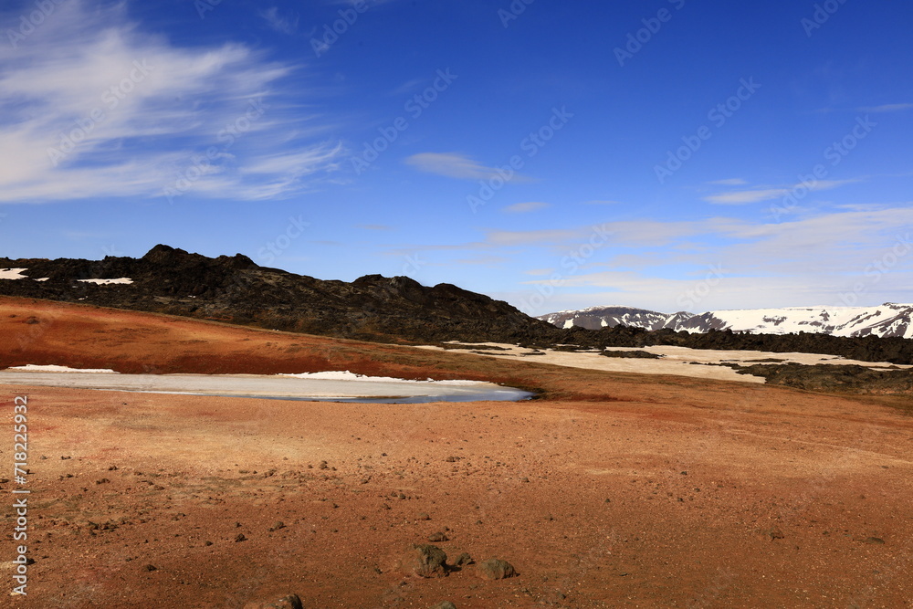 Viewpoint in the Krafla Volcanic System, Iceland Viewpoint in the Krafla Volcanic System, Iceland