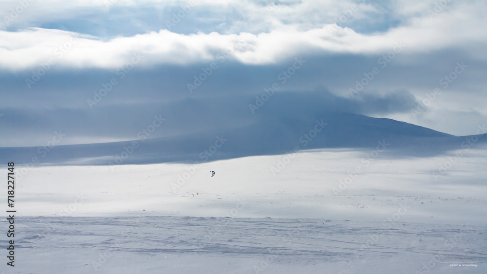 landscape with snow landscape with snow