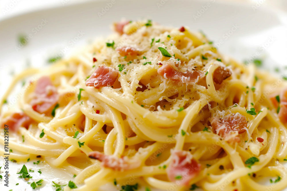 Authentic spaghetti carbonara 