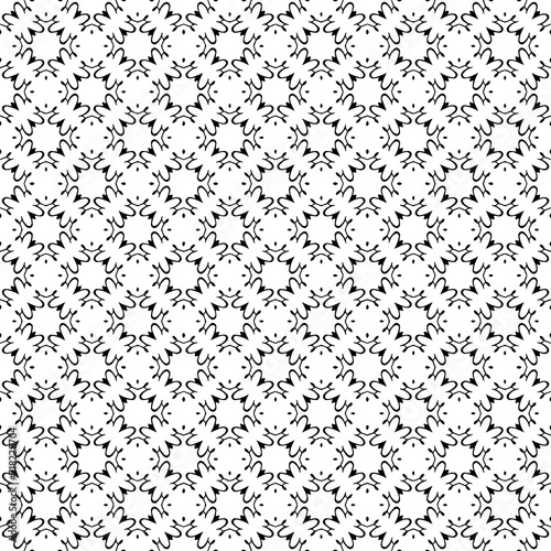 Black seamless abstract pattern. Overlay for background and backdrop. Ornamental design. PNG graphic illustration with transparent background.