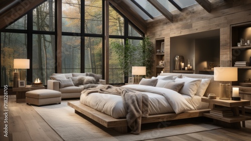 Beautiful Architecture and Furniture in Natural Setting