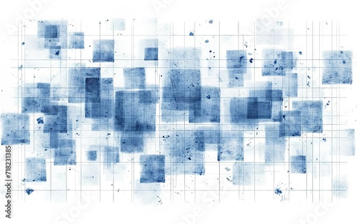 Free Vector Abstract Background with a Blue Square