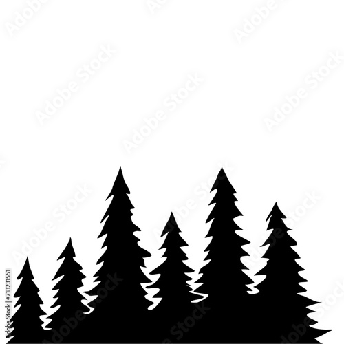 Fir Tree Silhouette 