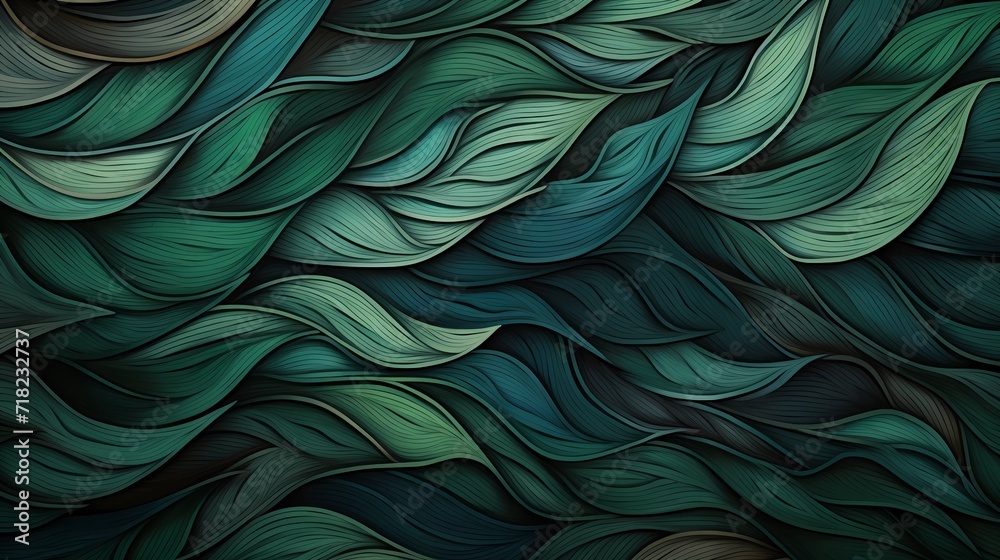 seamless background picture with leaf pattern, leaves, trees, tree branches