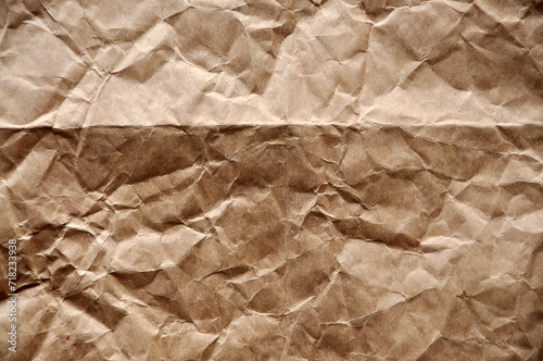 textura de papel amarelo amassado  photo