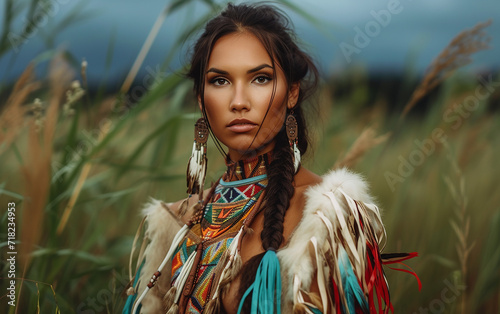 beldade indignena nativa americana photo