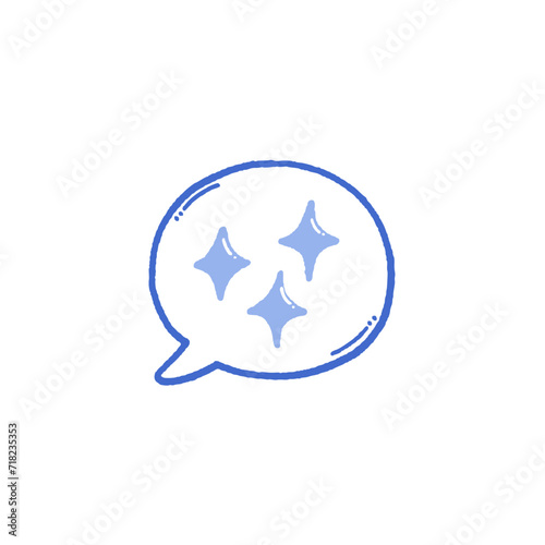 svg conversation education doodle element set