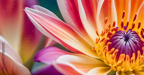 Envision a time-lapse sequence of a flower blooming