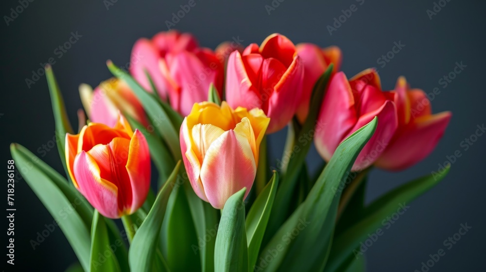 Vase Filled With Abundant Pink and Yellow Flowers for a Vibrant Display Vase Filled With Abundant Pink and Yellow Flowers for a Vibrant Display