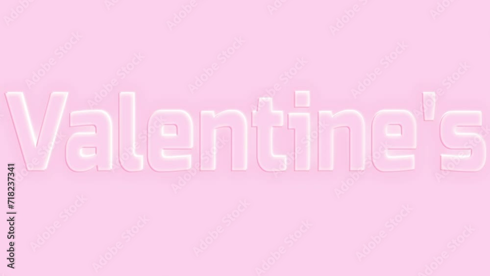 Happy Valentine's Day letters gracefully unfolding and dancing on a canvas in pastel soft baby pink and white, Whispers of Romantic Love celebrating this special day or love card Happy Valentine's Day letters gracefully unfolding and dancing on a canvas in pastel soft baby pink and white, Whispers of Romantic Love celebrating this special day or love card