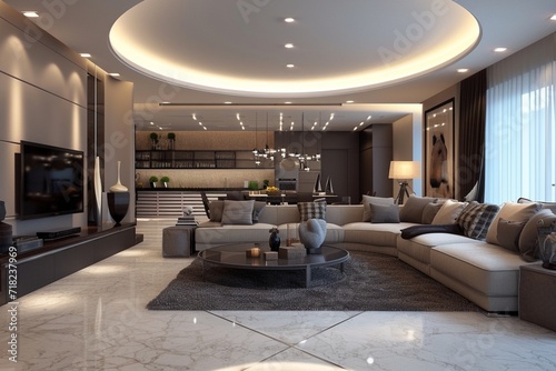 Design a Stylish Living Space Featuring 3D Furniture and an HD Look © Asad